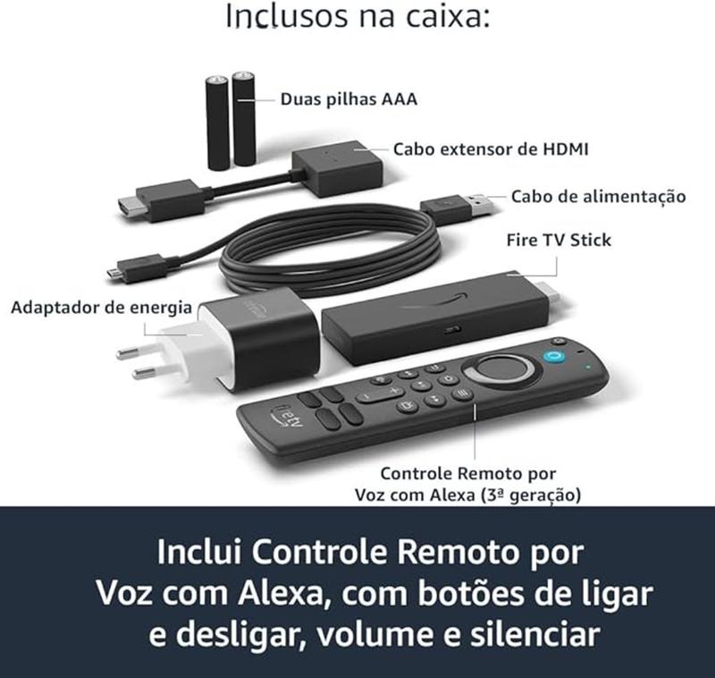 Fire Stick Tv 4k Max Smart - amazon - Streaming - Magazine Luiza